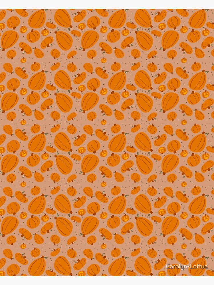 Falling for Autumn-Pumpkin Pattern by Carolyn-Loftus