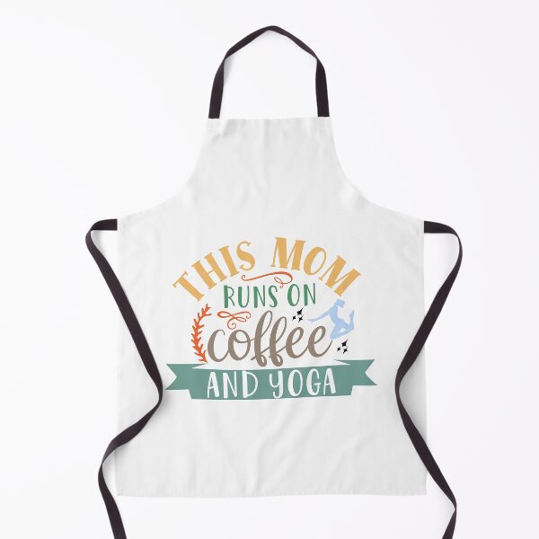 Item preview, This mom runs on coffee and yoga designed and sold by shinoshop.