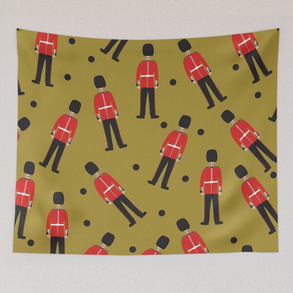 Item preview, Queen's guard soldier and circle designed and sold by kim tang.