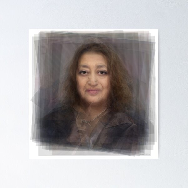 Item preview, Zaha Hadid Portrait Overlay designed and sold by Steven Socha.