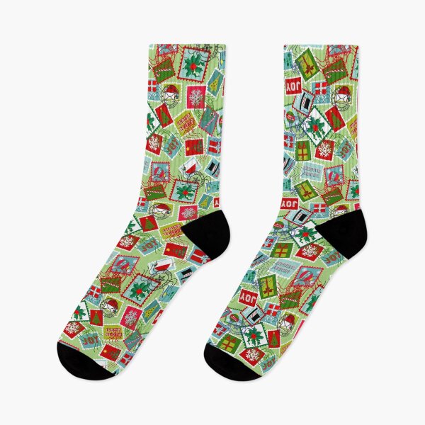 Item preview, Christmas Stamps ~ Christmas Pattern ~ Mint designed and sold by WickedRefined - Nicole Demereckis.