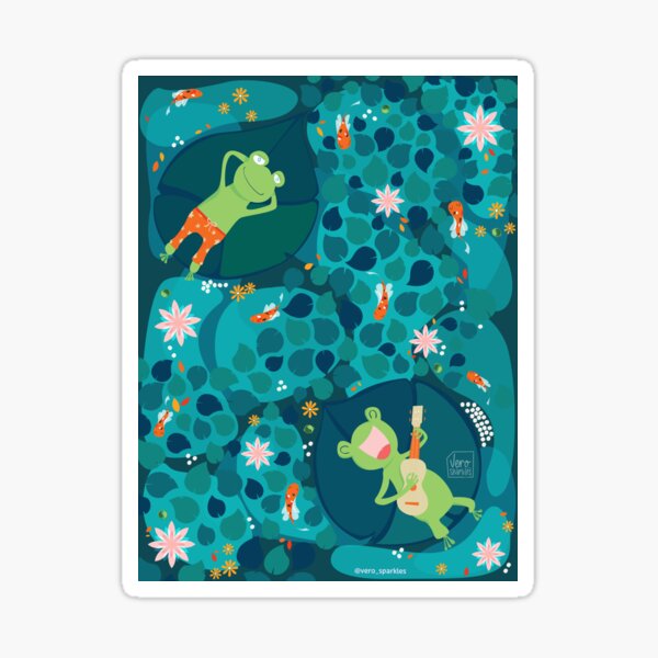 Relaxing Pond Sticker