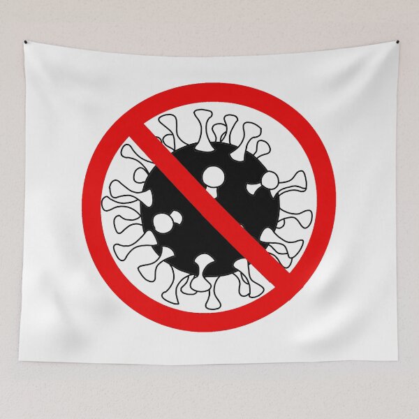 Item preview, No Virus in Black and White  designed and sold by LovenLaughter.