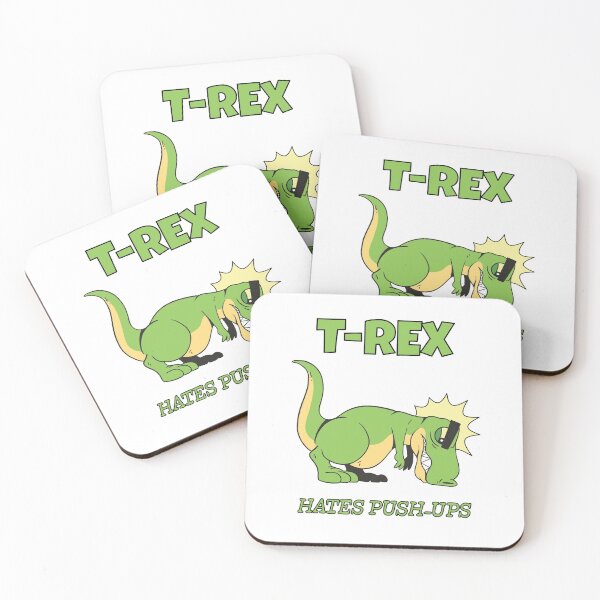 Item preview, T-Rex Hates Push-Ups designed and sold by infleims.