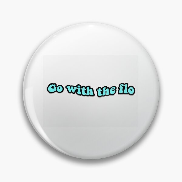 Item preview, "Go with the flo" Vsco Sticker designed and sold by bluesbebe.
