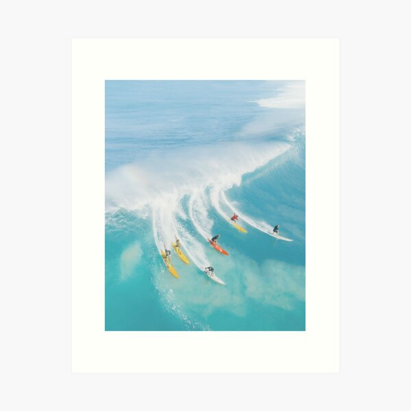 Summer Full of Surfing Art Print