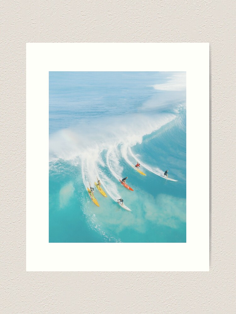 Alternate view of Summer Full of Surfing Art Print