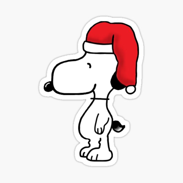 Christmas Snoopy Sticker