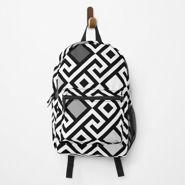 Item preview, Preppy Black and White Greek Key Pattern designed and sold by IamTrending.
