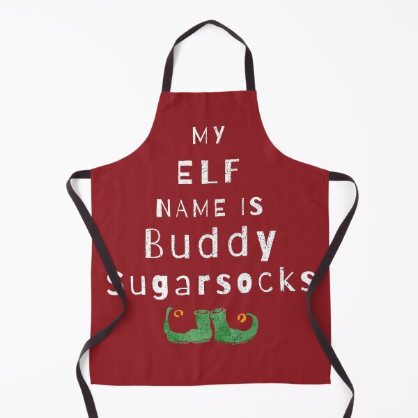 Item preview, My Elf Name Is Buddy Sugarsocks designed and sold by Sunny Collections.