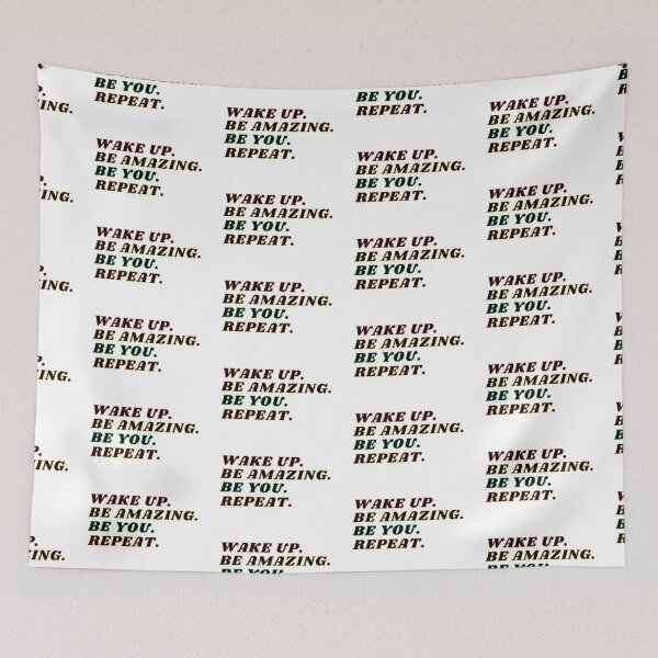 Item preview, Wake up, be amazing, be you, repeat designed and sold by stelsanc.