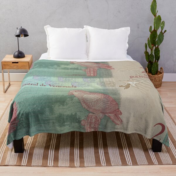 Item preview, 2 bolivares venezuelan banknotes collage designed and sold by KMA Home Design.