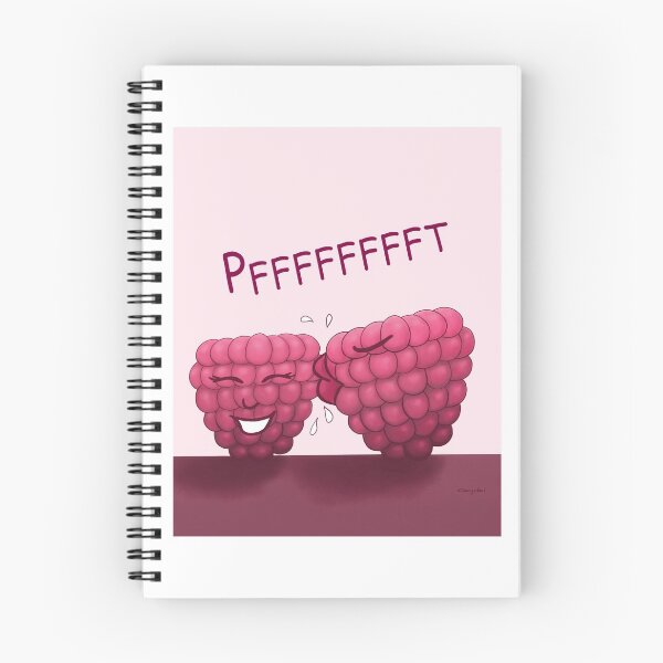 Item preview, Raspberry Kiss, funny cartoon characters with white background designed and sold by Crystal Raymond.