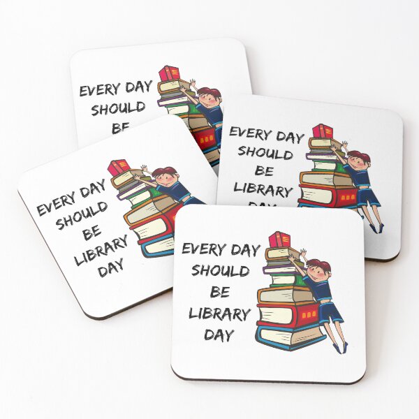 Item preview, Cute Kid Every Day Should Be Library Day designed and sold by MimsTees.