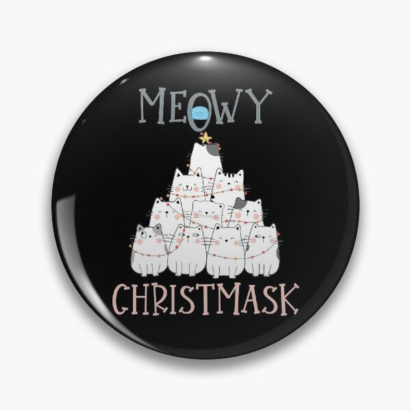 Item preview, Meowy Christmask - Cat Lover designed and sold by tinypurpleland.