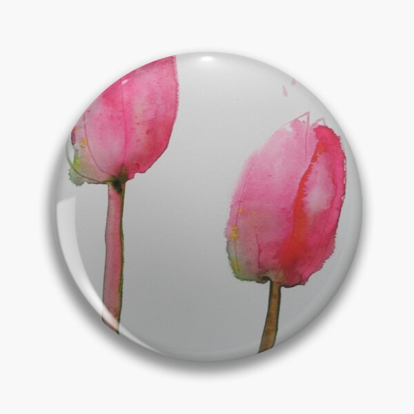 Item preview, Two February tulips, watercolour designed and sold by Edith Dora Rey.