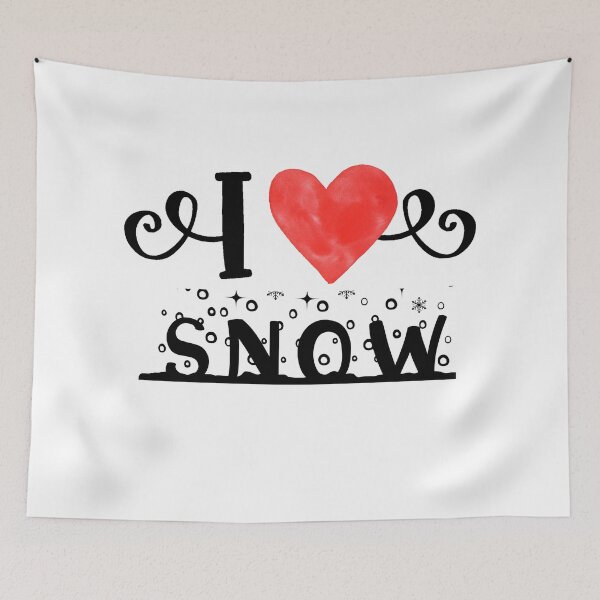 Item preview, I Heart Snow  designed and sold by LovenLaughter.