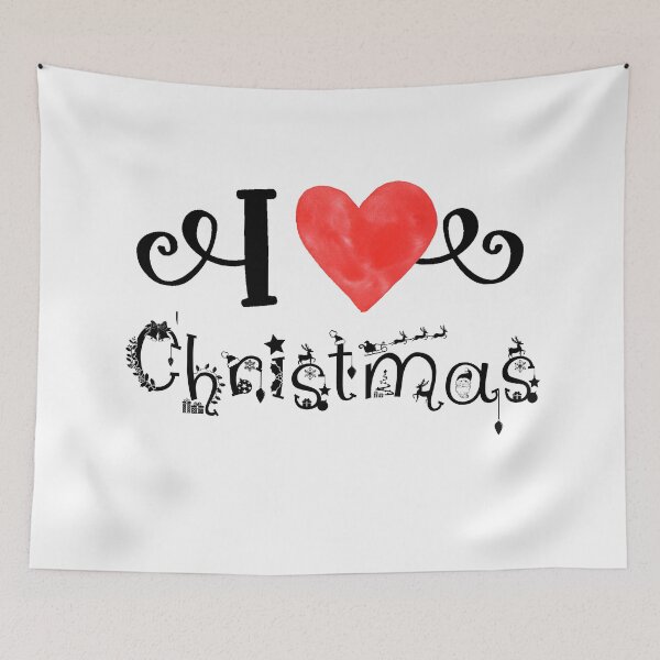 Aperçu de l'œuvre I Heart Christmas créée et vendue par LovenLaughter.