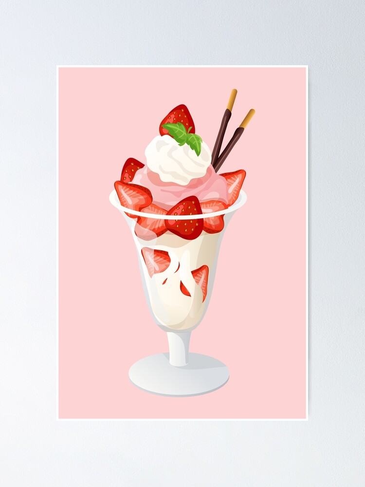 Fruit Parfait Set Sticker for Sale by Alicia Chee