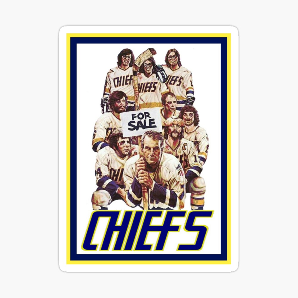 Custom Chiefs table hockey game from the movie Slapshot created