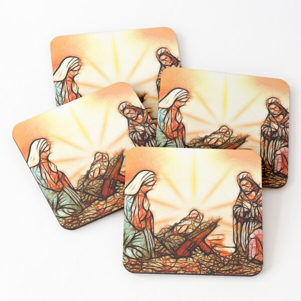 Item preview, Christmas The Nativity Abstract Art design designed and sold by LordAudes.