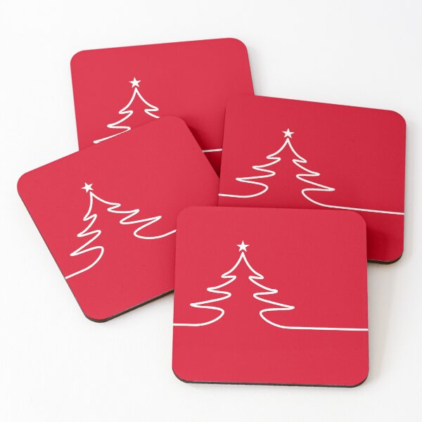 Item preview, White Abstract Christmas Tree designed and sold by FeatureGifts.