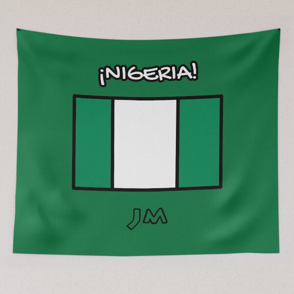 Item preview, Nigerian Flag Drawn designed and sold by jesumedina.