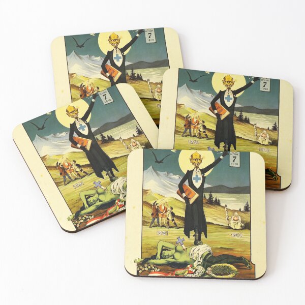 Item preview, retro la fin de la fee verte suppression de labsinthe en suisse designed and sold by CorasPosters.