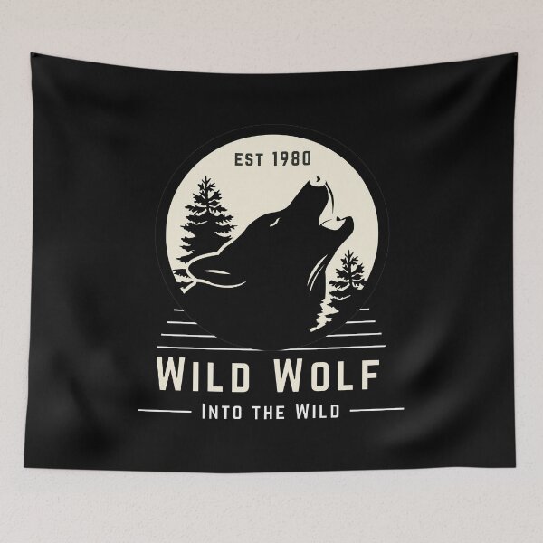 Artikelvorschau, Wild Wolf Into The Wild - Gegr. 1980 entworfen und verkauft von mouad naouiri.