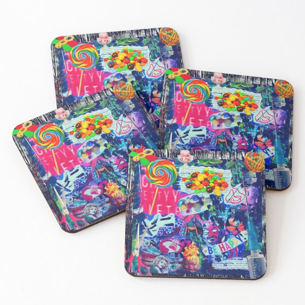 Item preview, Sugar Rush Collage Poster designed and sold by Swooncake Press.