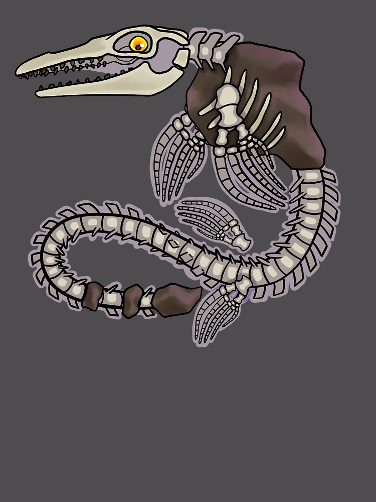 Thumbnail 6 of 6, Premium Oversized Sweatshirt, Fossilised Mosasaurus designed and sold by RaspberryMoon.
