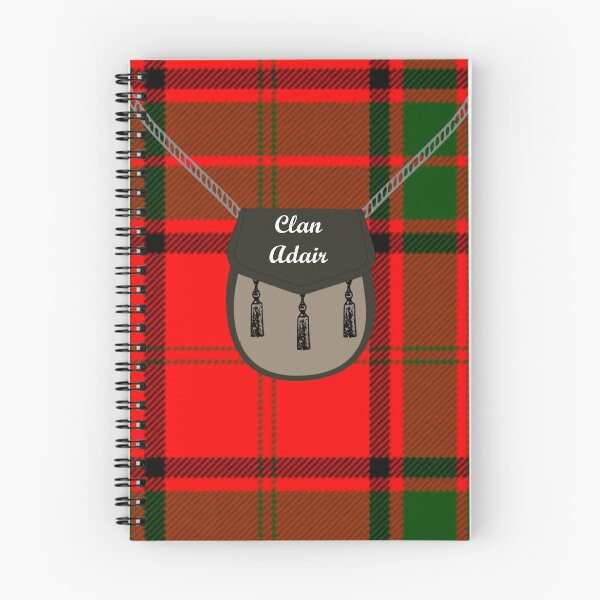 Item preview, Clan Adair surname last name kilt sporran tartan designed and sold by BagTown Clans.