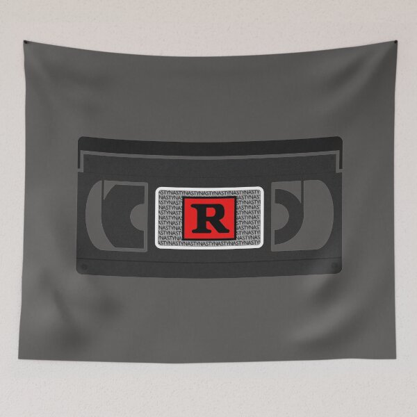 Item preview, VHS Video Nasty - Rated R designed and sold by bestofbad.