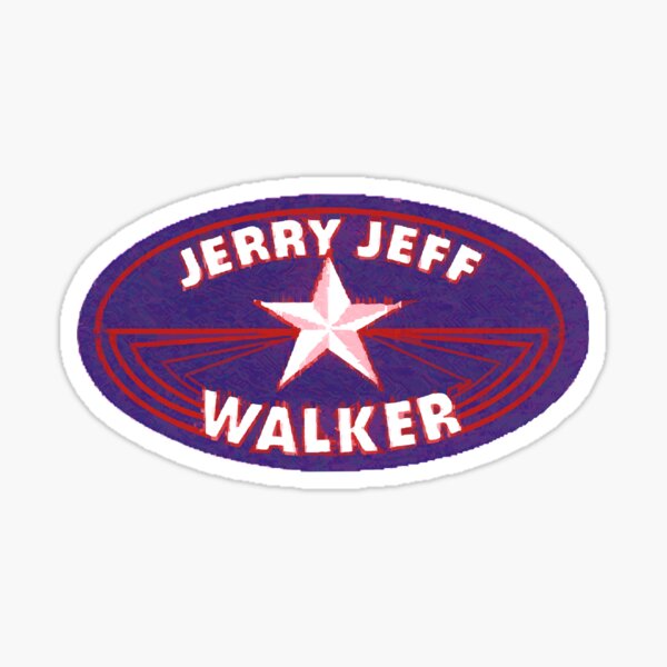 &ldquo;jerry jeff walker&rdquo; Sticker for Sale by trieudalan | Redbubble