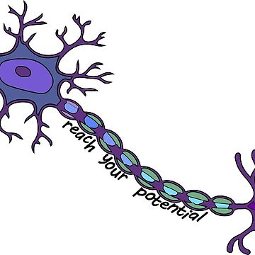 Artwork thumbnail, Reach Your Potential - Neuron Brain Motivation  by J Bigglesworth