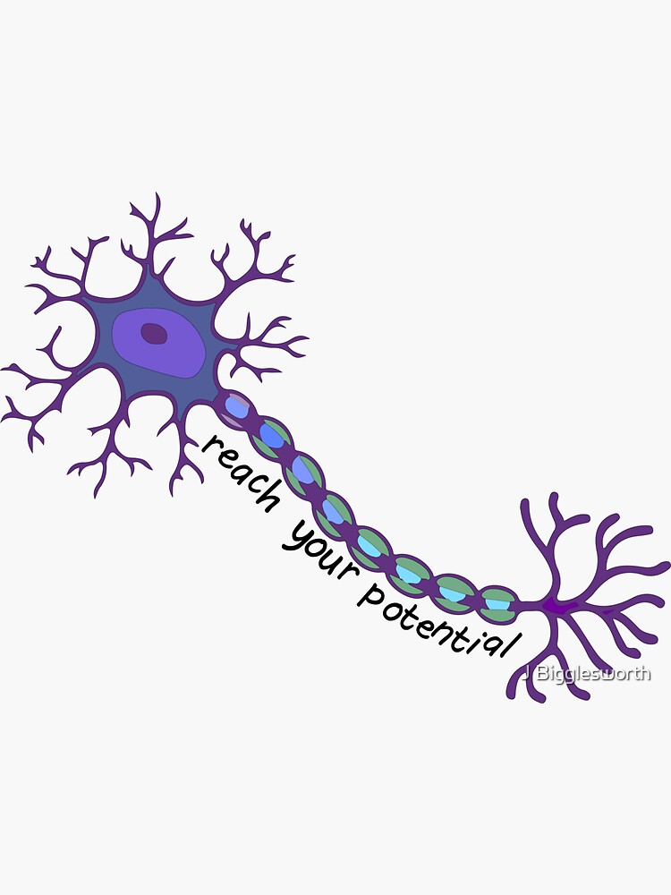 Reach Your Potential - Neuron Brain Motivation by Jmolone