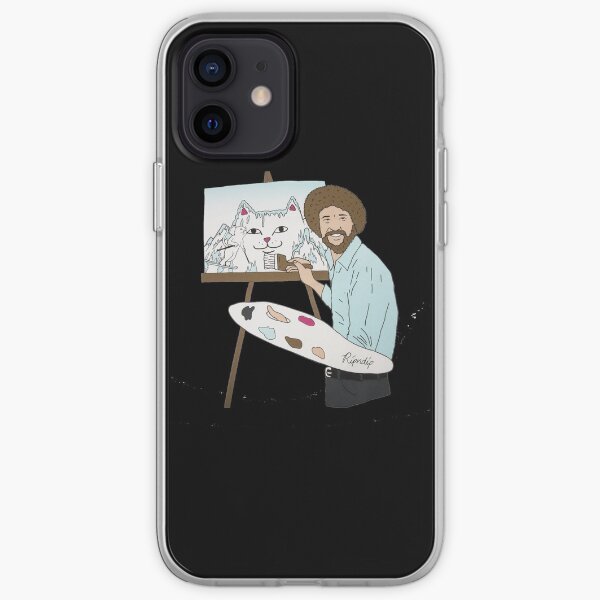 montaña de pintura Funda blanda para iPhone