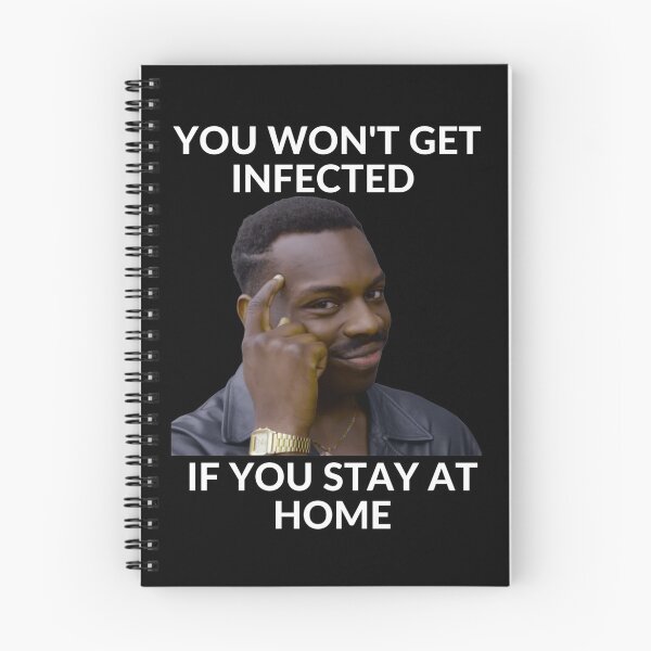 Item preview, You won't get infected if you stay at home designed and sold by JacobAnArtist.