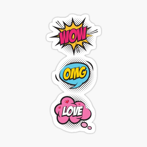 Item preview, Comic art bubbles designed and sold by Brendsy.