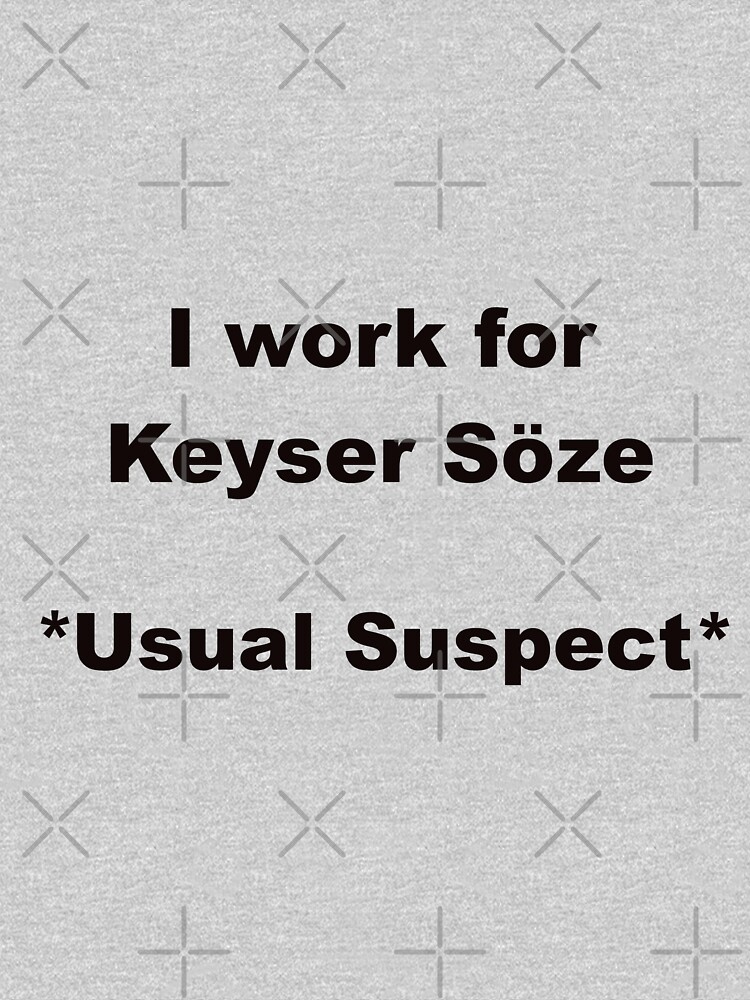 Keyser Soze T-Shirt from Hellwood Outfitters