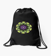 Filigree Flower Drawstring Bag