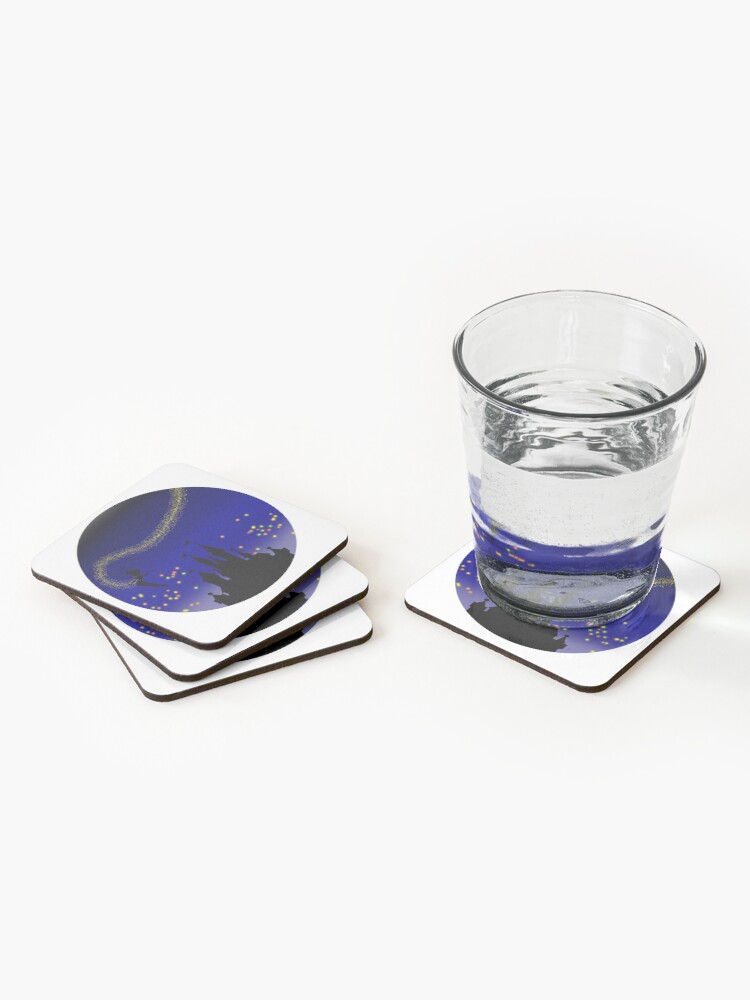 Thumbnail 2 of 5, Coasters (Set of 4), Magic Dust designed and sold by diginomdesigns.