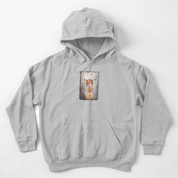 She's Such A Dear Deer Kids Pullover Hoodie