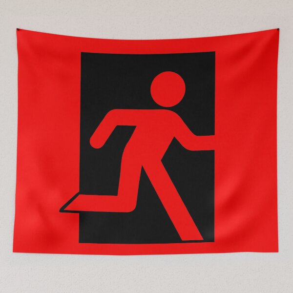 Item preview, Exit Red Escape Extraction - EFT - Escape From Tarkov designed and sold by SgtBlueFalcon.