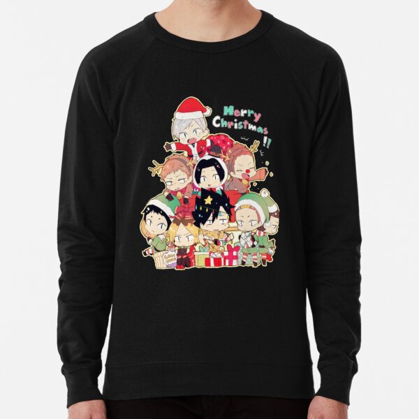 Haikyuu - christmas Lightweight Sweatshirt
