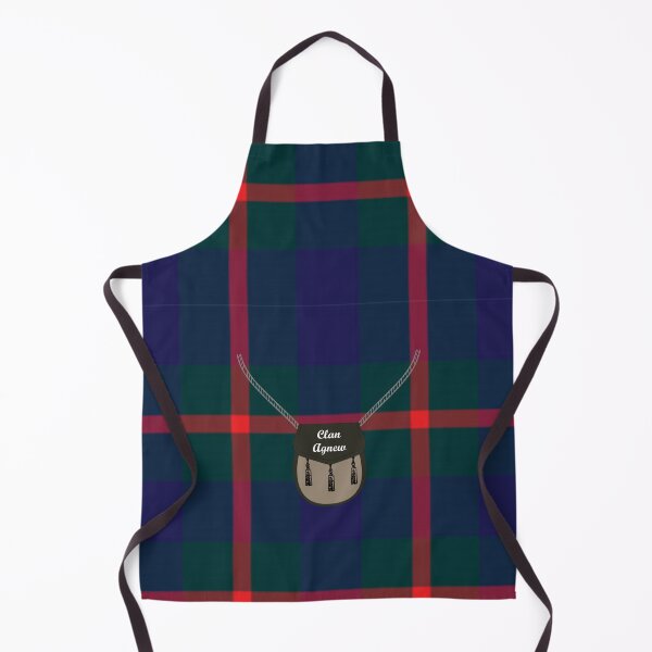 Artikelvorschau, Clan Agnew Nachname Nachname Kilt Sporran Tartan entworfen und verkauft von BagTown Clans.