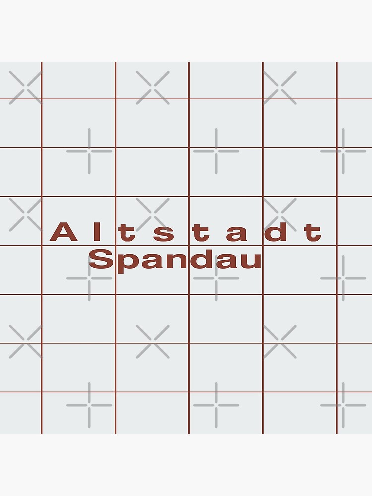 Altstadt Spandau Station Tiles (Berlin) by in-transit