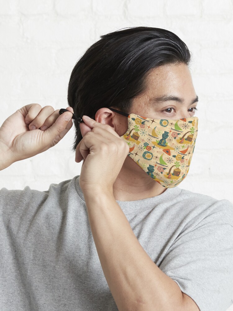 Alternate view of Mid Mod Tiki Mask