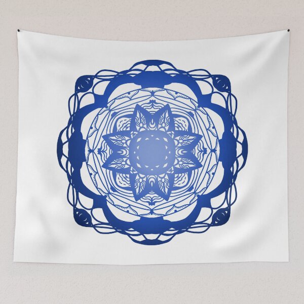 Item preview, Vibrant Navy Mandala designed and sold by Stacia Boyd.