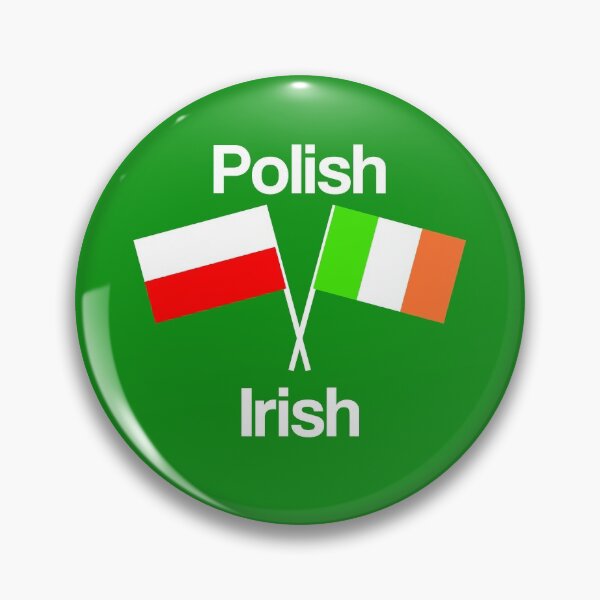 Aperçu de l'œuvre Fierté de la double nationalité polonaise irlandaise créée et vendue par Krukowski.